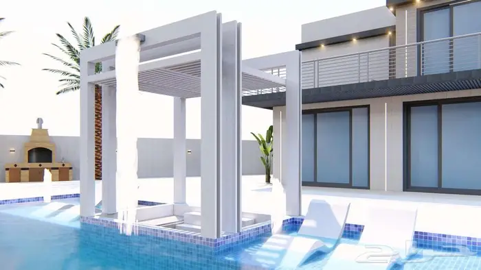 تصميم واجهات ثري دي 3d وداخلي 15