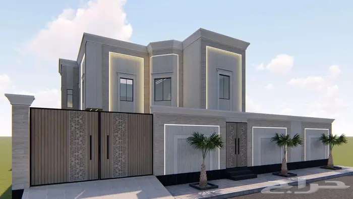 تصميم واجهات ثري دي 3d وداخلي 8