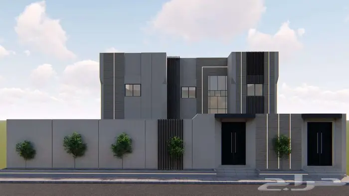 تصميم واجهات ثري دي 3d وداخلي 9