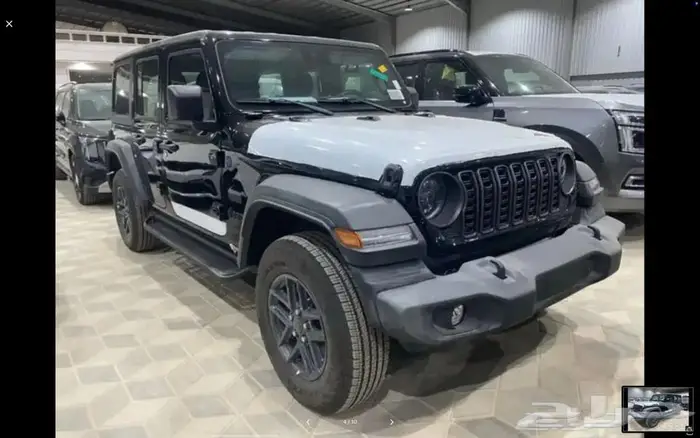 جيب رنجلر اسبورت انليمتد 2024 اسود 10