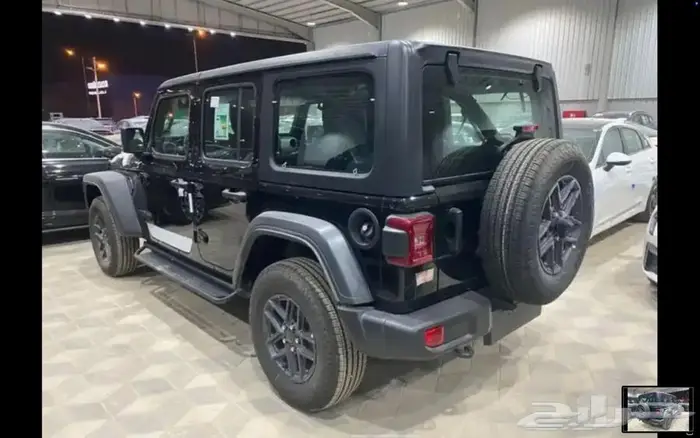 جيب رنجلر اسبورت انليمتد 2024 اسود 14