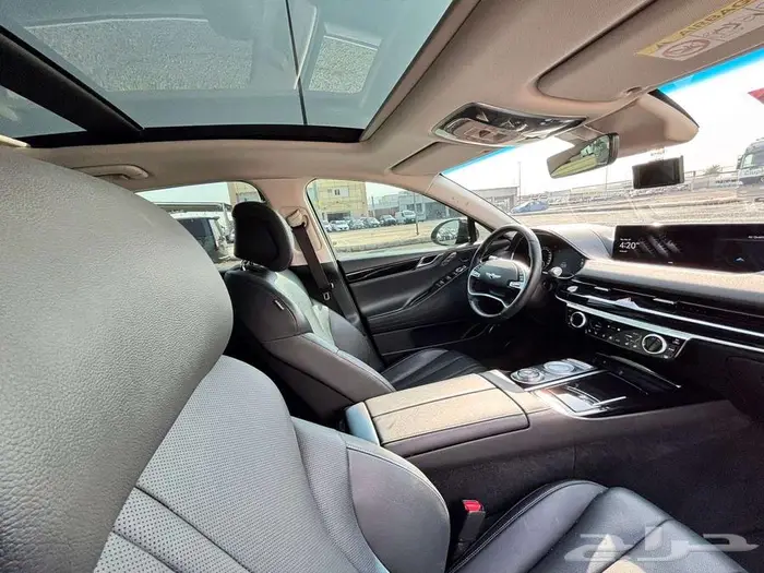 جنسس G80 - V6 مديل 2021 بطاقة جمركية استيراد كوريا 14