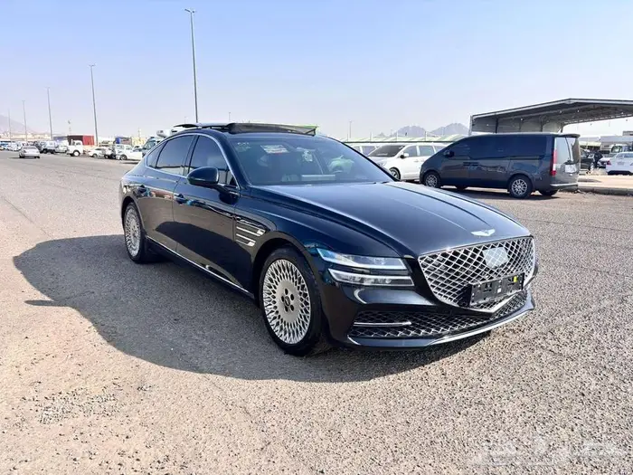 جنسس G80 - V6 مديل 2021 بطاقة جمركية استيراد كوريا 0