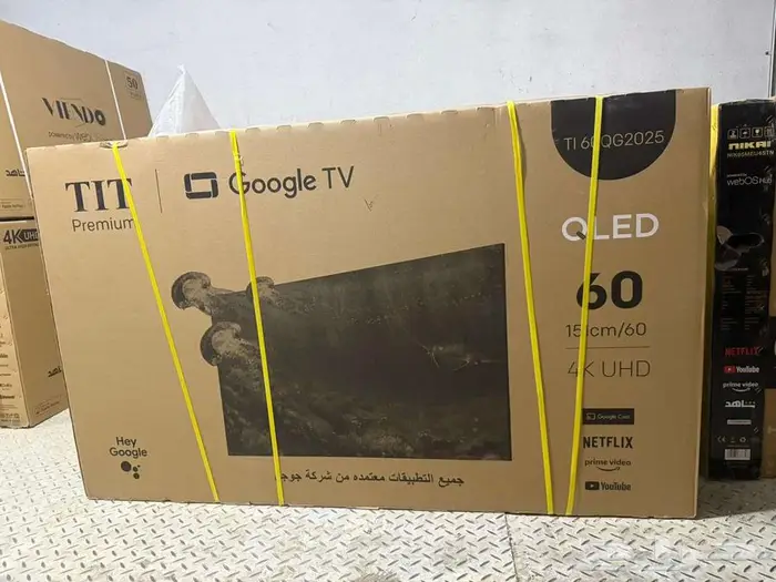 بيع عرض شاشات 120هرتز 4K QLED تلفزيون سمارت توصيل واي فاي 11