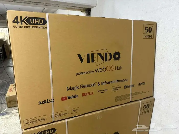 بيع عرض شاشات 120هرتز 4K QLED تلفزيون سمارت توصيل واي فاي 9