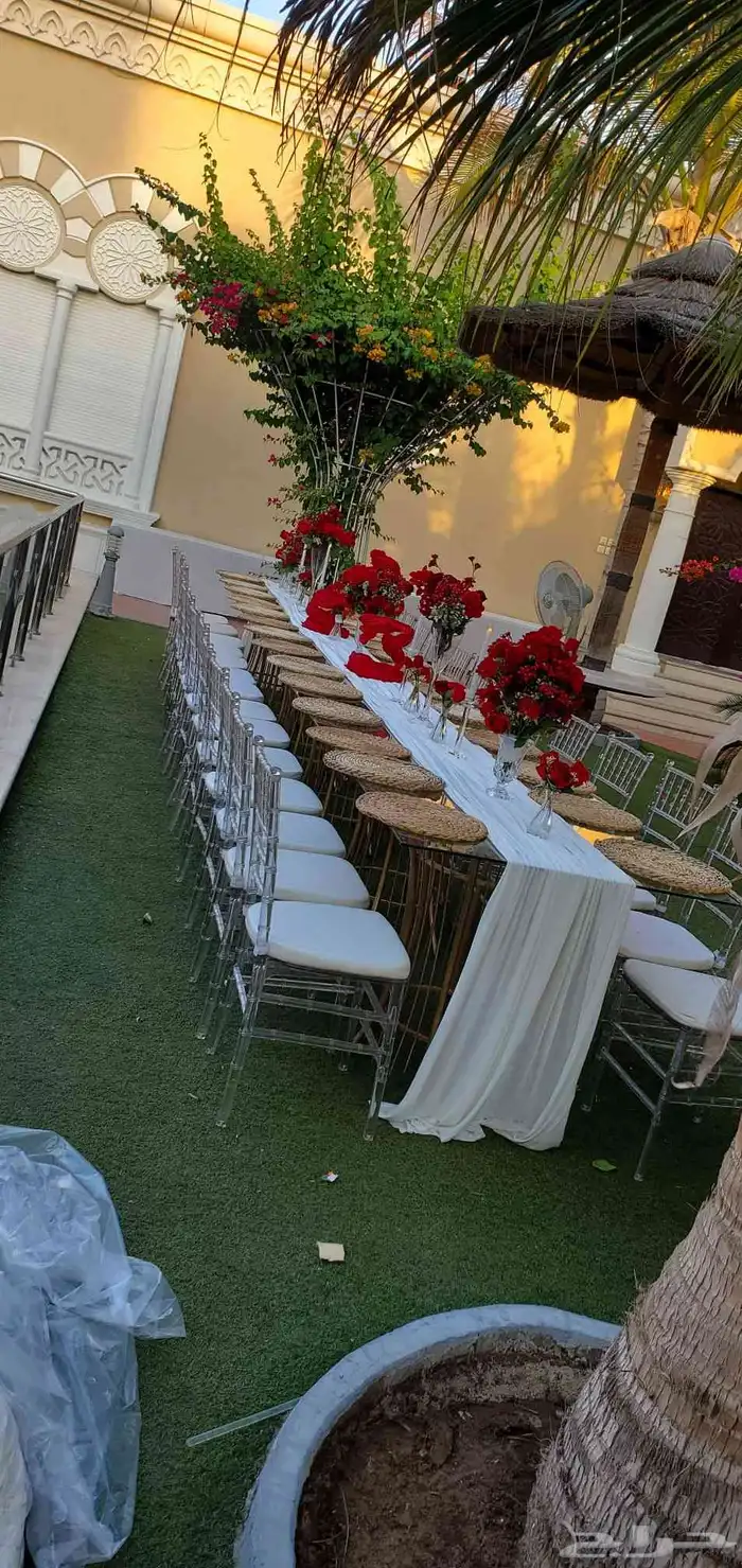 لتاجير الكرسي و الطاولات وكنب تنسيق حفلات مباشرين مكيفات صحر 2
