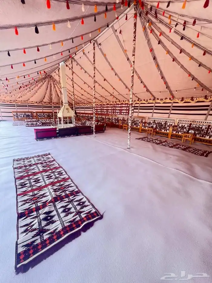 تأجير خيم وبيوت شعر تاجير دفيات تأجير طولات وكراس عقود نور 2