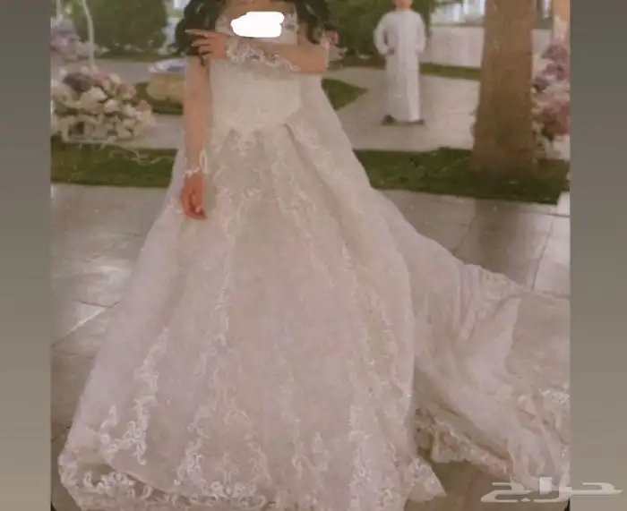 فستان زفاف مع الطرحة 0