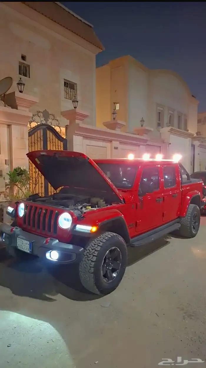 للبيع سيارة جلاديتر روبيكون 2021 ولوحتها مميزه 0