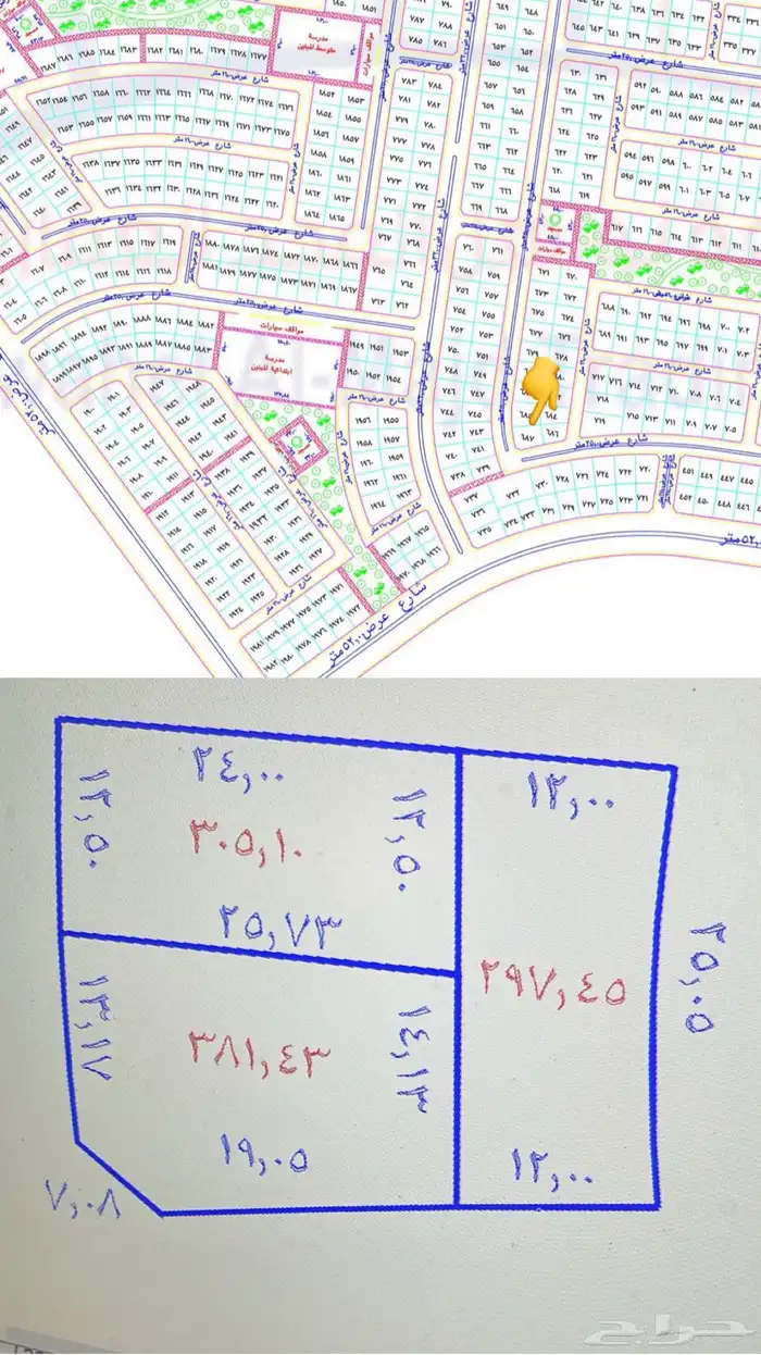 للبيع اراضي في جوهرة العروس 1ع حي النجمه 1