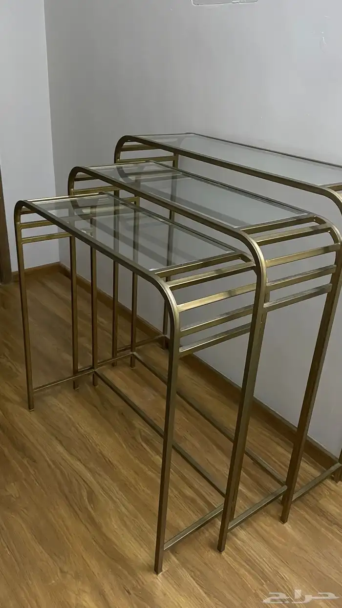 طقم طاولات مدخل وطاولات ارضية 1