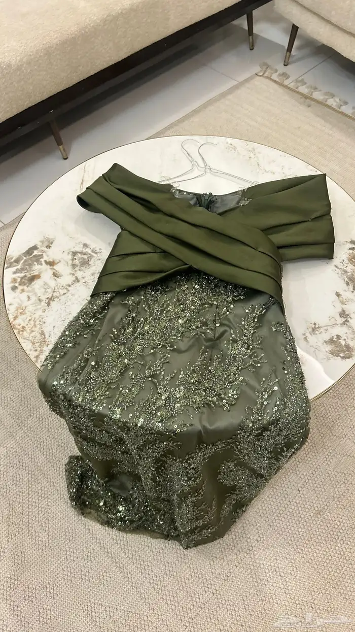 فستان سهره لبسته مره بس عندي فيديو توضيع للاستفسار خاص 3