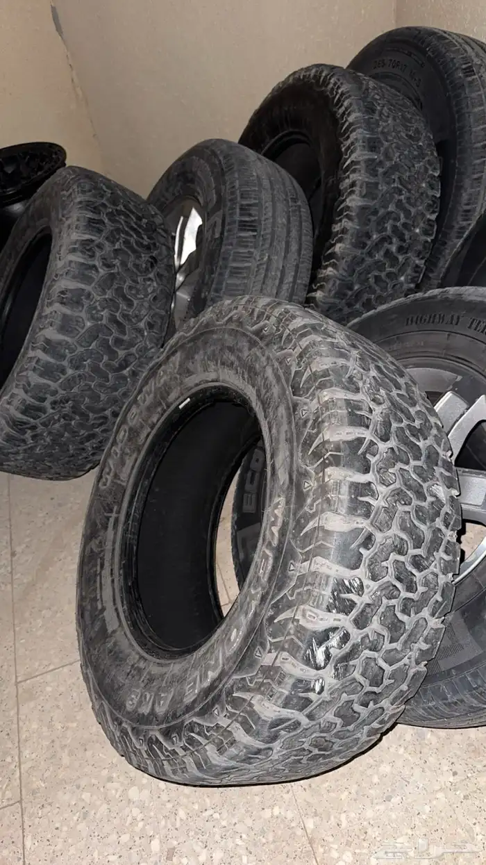 كفرات حجري وود واي 285 70 17 2