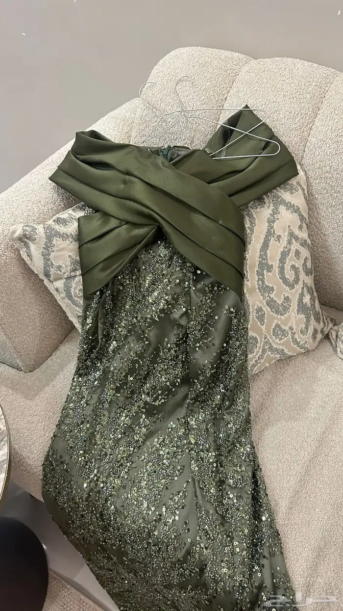 فستان سهره لبسته مره بس عندي فيديو توضيع للاستفسار خاص 2