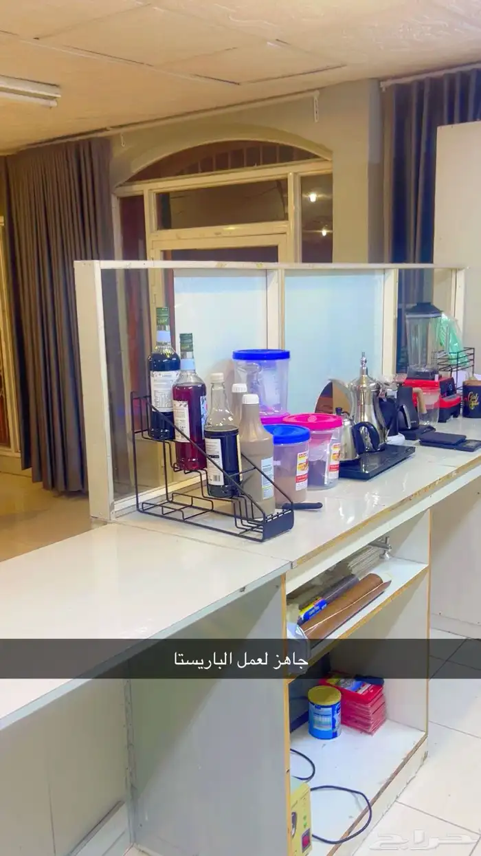 محل كافي مجهز كامل للتقبيل او التشغيل.( فرصة ) 4