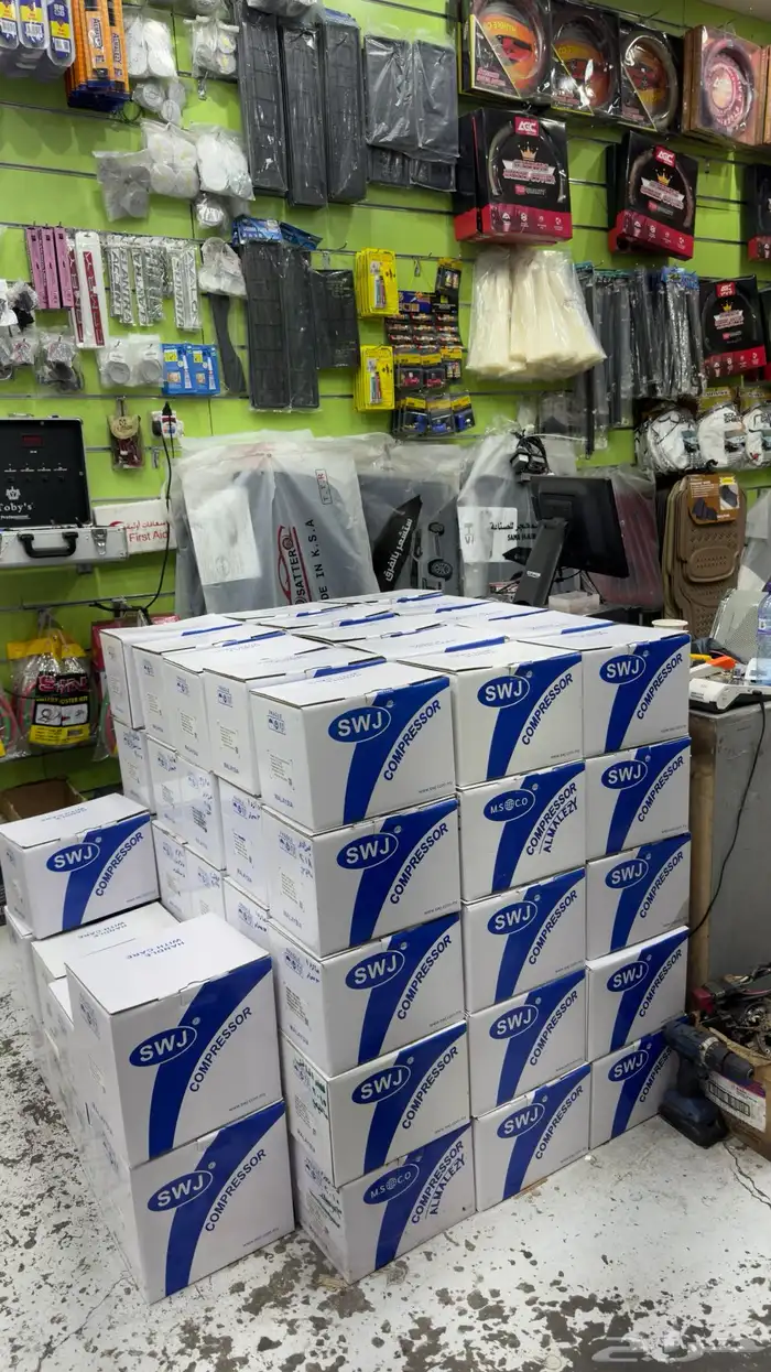 كمبروسر  جديد ومستخدم مستورد دينمو تعبيه  وافياش  سلف 5