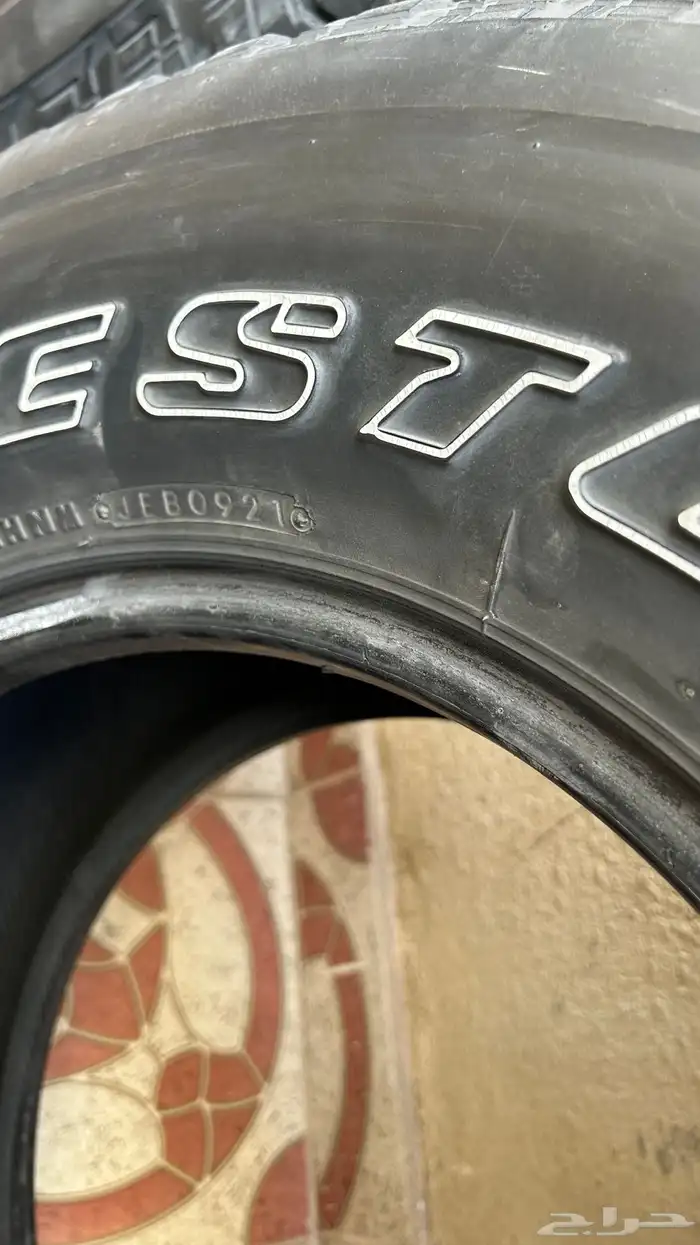 كفرات برجستون اصلي 275 70 16 مقاس 16 تركب على الفتك والافجي 2