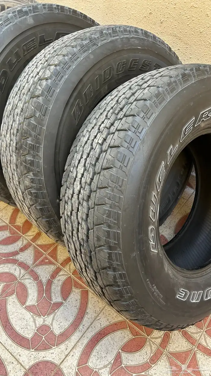 كفرات برجستون اصلي 275 70 16 مقاس 16 تركب على الفتك والافجي 0