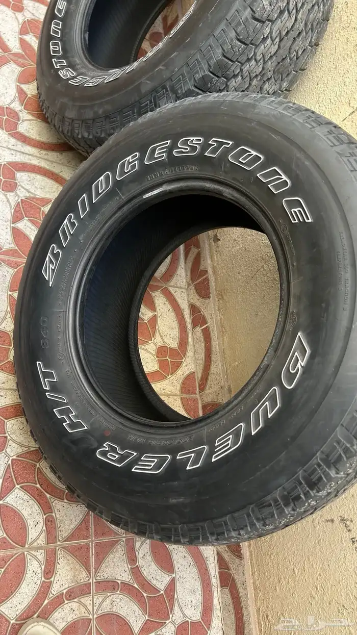 كفرات برجستون اصلي 275 70 16 مقاس 16 تركب على الفتك والافجي 4