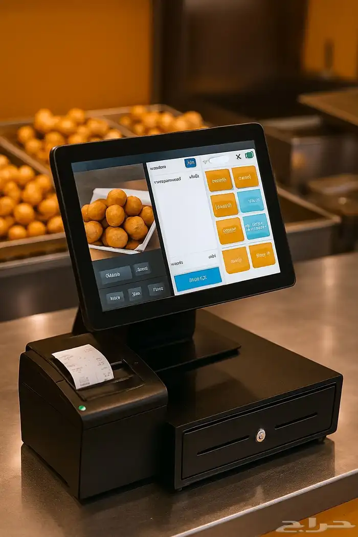 عرض كاشير لمس لمحل اللقيمات 0