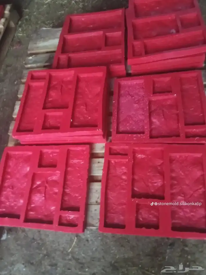 تصنيع قوالب سلكون ربل ديكورات ولحجر 26