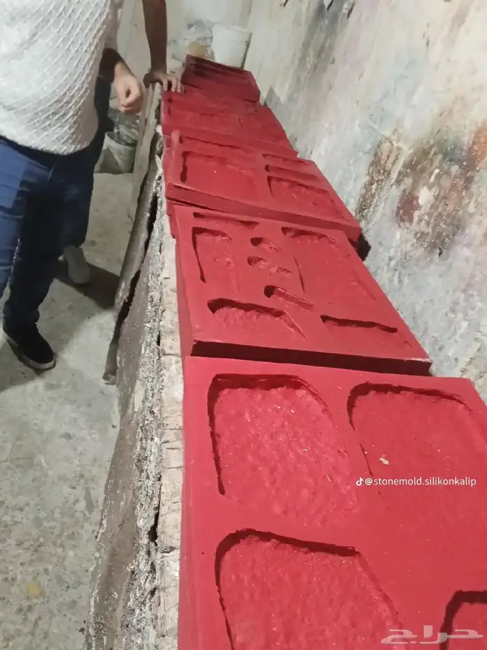 تصنيع قوالب سلكون ربل ديكورات ولحجر 27