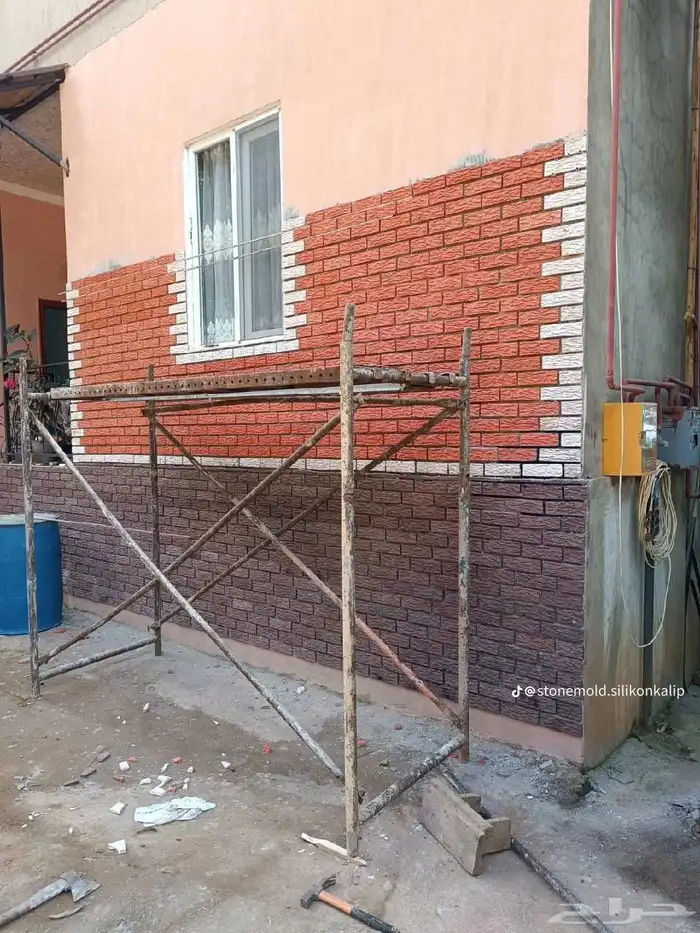 تصنيع قوالب سلكون ربل ديكورات ولحجر 3