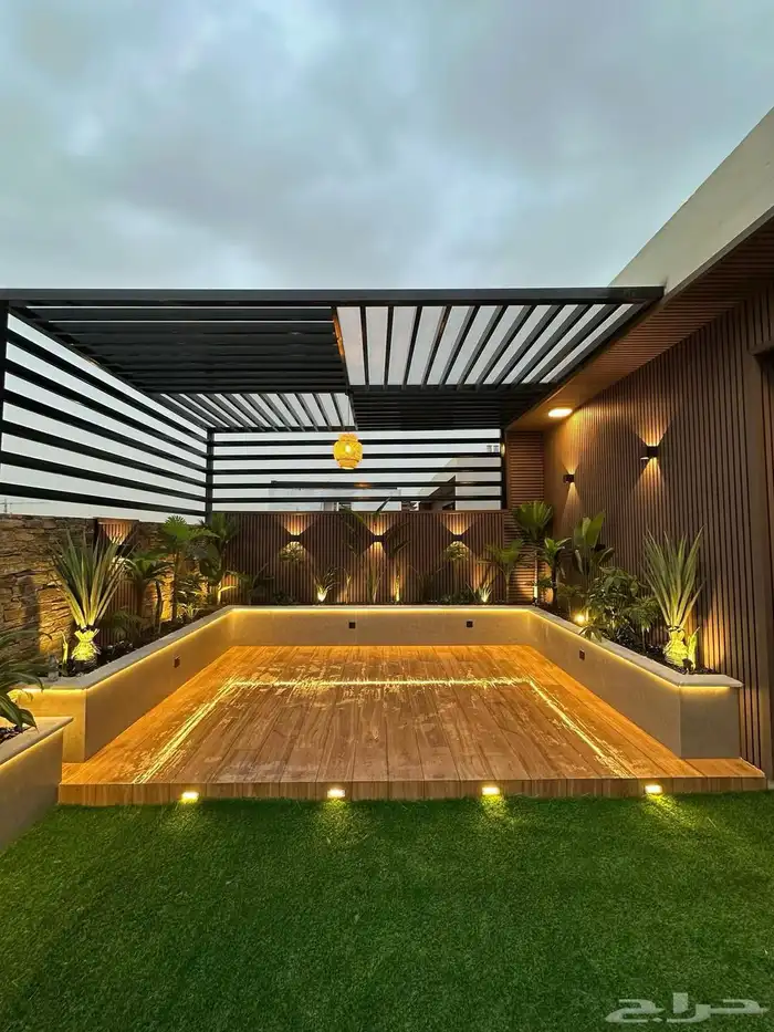 فن وتنفيذ وتصميم وتنسيق الحدائق 8