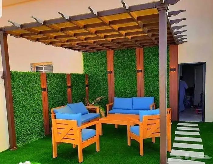 تركيب انجيله صناعي اعشاب مظله 4