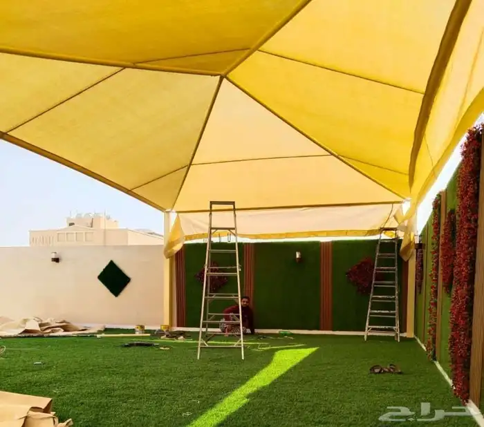 تركيب انجيله صناعي اعشاب مظله 3