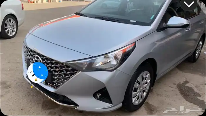 أكسنت لون فضي نظيفة جدا موديل 23 ممشى 63 فقط 0