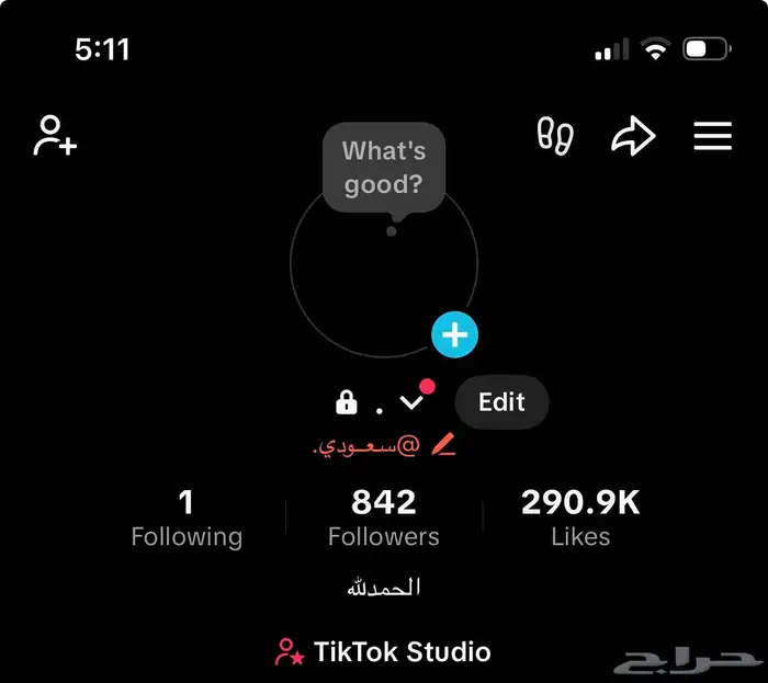 حسابات تيك توك 1