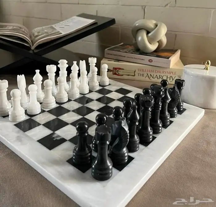 شطرنج رخام طبيعي متوفر بعده مقاسات 0