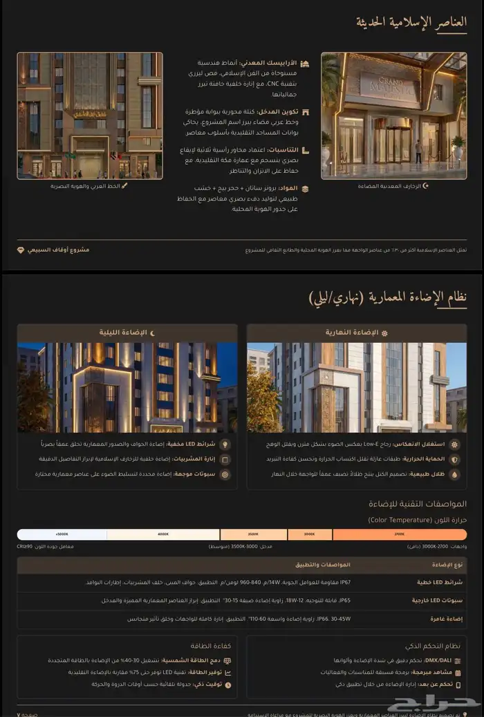 تصميم واجهات فنادق مباني تجارية ( تجاري وصناعي ) 4