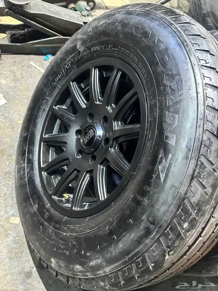 كفرات شاهين مع جنوط برايد اصدار الجديد 6 مسمار مقاس 17 16