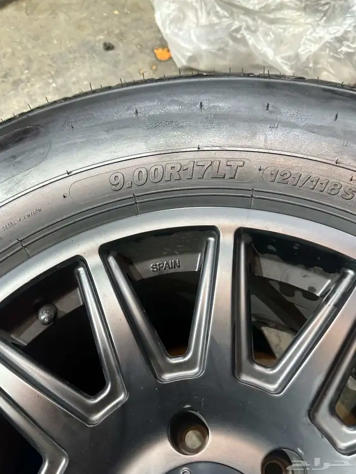 كفرات شاهين مع جنوط برايد اصدار الجديد 6 مسمار مقاس 17 3