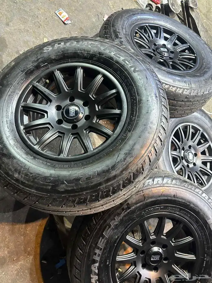 كفرات شاهين مع جنوط برايد اصدار الجديد 6 مسمار مقاس 17 12