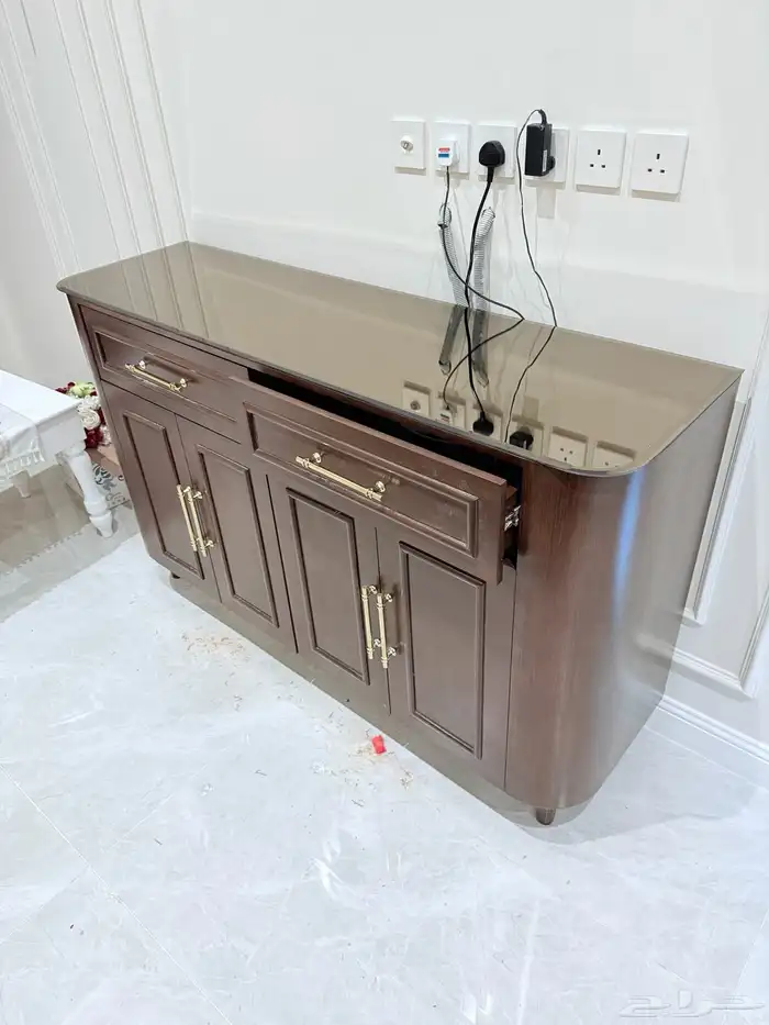 تفصيل سفر طعام رخام مع الديكور شاشه 1