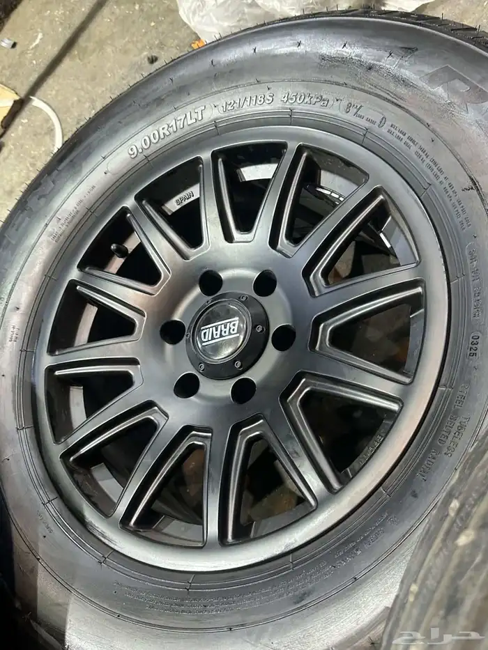 كفرات شاهين مع جنوط برايد اصدار الجديد 6 مسمار مقاس 17 4