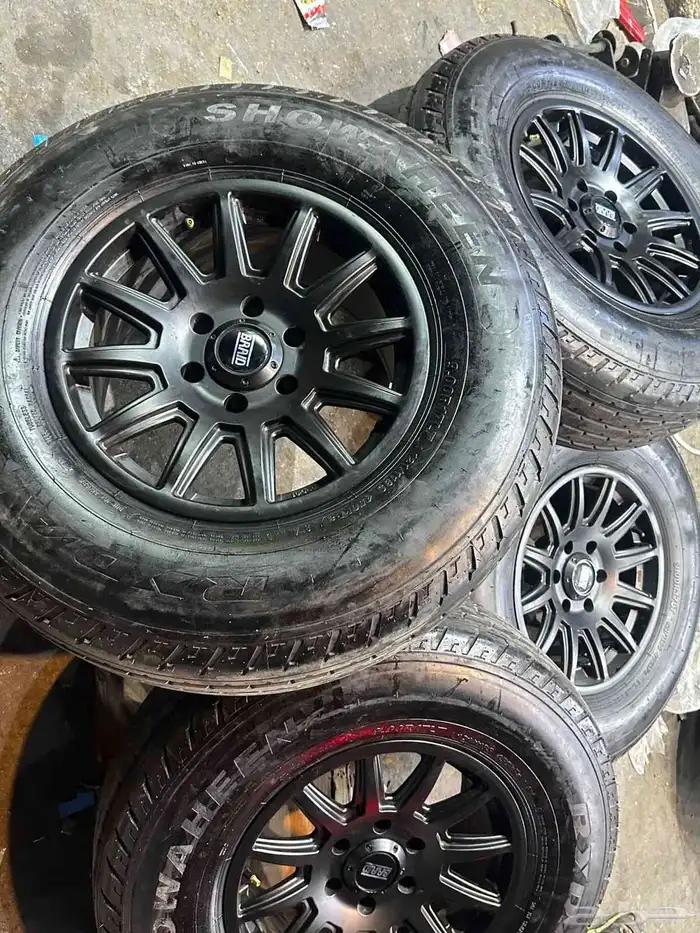 كفرات شاهين مع جنوط برايد اصدار الجديد 6 مسمار مقاس 17 0