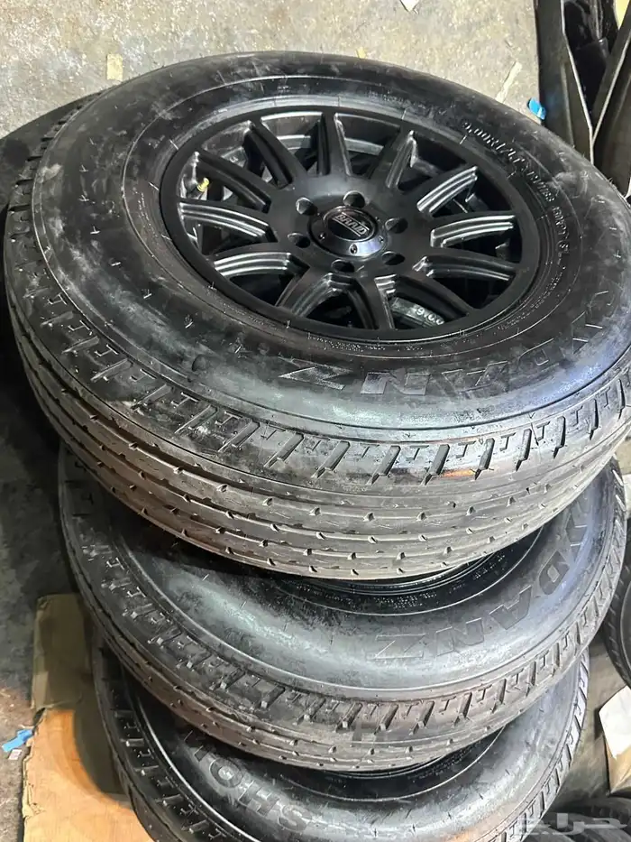 كفرات شاهين مع جنوط برايد اصدار الجديد 6 مسمار مقاس 17 21