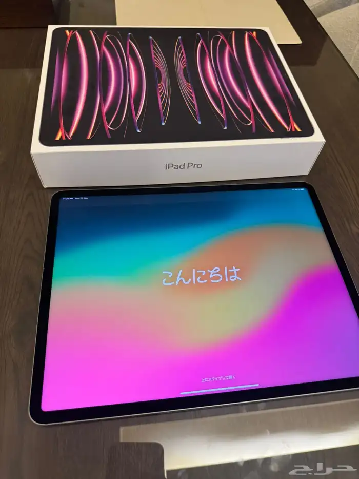 ايباد برو 12.9 انش الجيل السادس 512g يدعم الشريحة 1