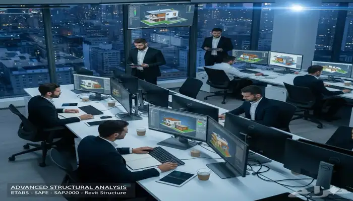 تصميم واجهات فنادق مباني تجارية ( تجاري وصناعي ) 22