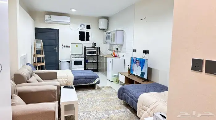 غرفة استوديو مؤثث للاجار - ابها حي الزهور 0