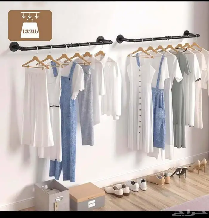 ستاند علاق ملابس فساتين ادوات منزل علاق جداري 2