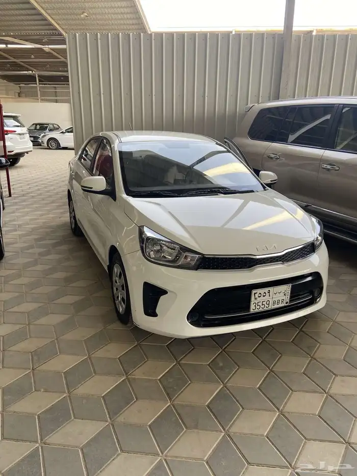 كيا بيجاس 2022   نظيفة وممشاها قليل (قابل للبدل) 3