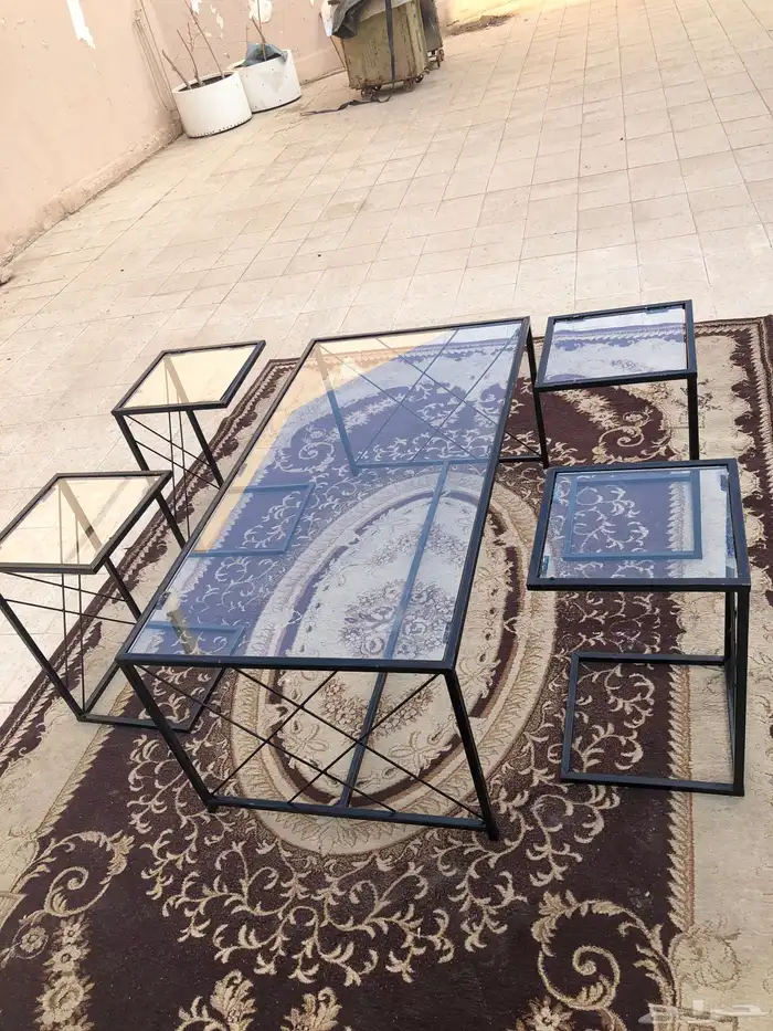 طاوله قزاز طقم للبيع 2