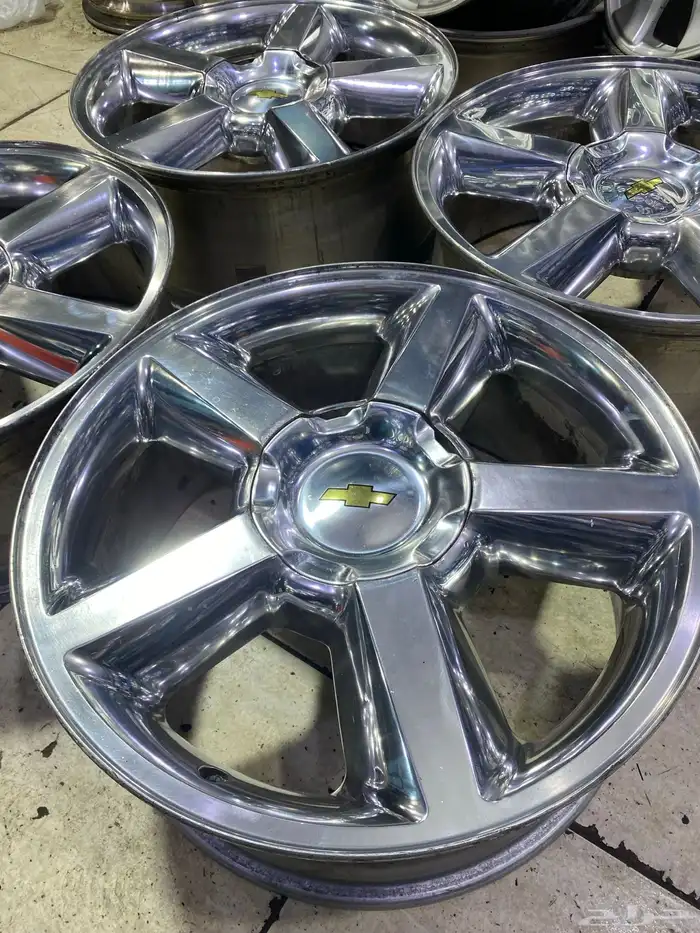 طقم جنوط تاهو مقاس 20 اصليه وكاله 4