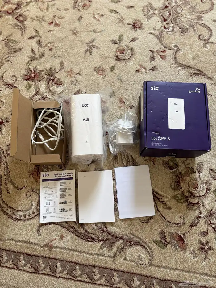 راوتر 5G stc جديد بكرتونه للبدل ب موبايلي 1