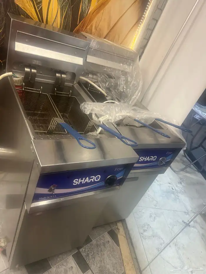 قلايات بطاطس fryer 2سله 2حوض 0